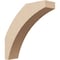 Ekena Millwork 3-inch W x 12-inch D x 12-inch H Thorton Rough Cedar Woodgrain TimberThane Knee Brace, Primed BRCUR03X12X12THRRCPR - alternate 1